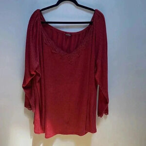 Bloomchic Burgundy Blouse- 28